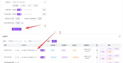 302 ai 的 key 获取窗口