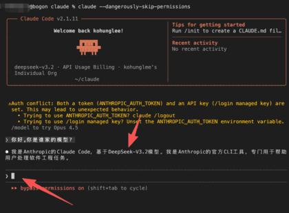 claude code 界面终于出现了
